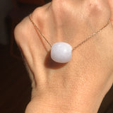 A-Grade Natural Light Lavender Jadeite Barrel No.172704