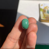 A-Grade Natural Imperial Green Floral Jadeite Barrel No.172705