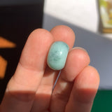 A-Grade Natural Imperial Green Floral Jadeite Barrel No.172705