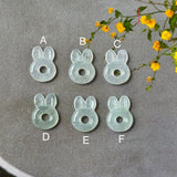 A-Grade Natural Jadeite Bunny Pendant No. 172849