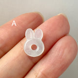 A-Grade Natural Jadeite Bunny Pendant No. 172849