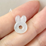 A-Grade Natural Jadeite Bunny Pendant No. 172849