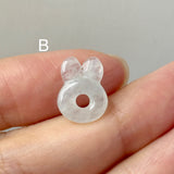 A-Grade Natural Jadeite Bunny Pendant No. 172849