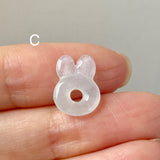 A-Grade Natural Jadeite Bunny Pendant No. 172849