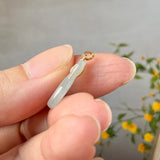 SOLD OUT: Icy A-Grade Light Green Jadeite Bunny Pendant No. 172848