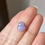 A-Grade Natural Lavender Jadeite Hulu (Calabash) No.171396