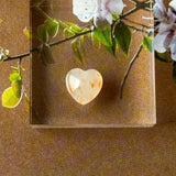 SOLD OUT: 1.85 cts A-Grade Natural Osmanthus Floral Jadeite Heart Shape No.172850