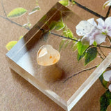 SOLD OUT: 1.85 cts A-Grade Natural Osmanthus Floral Jadeite Heart Shape No.172850