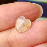 SOLD OUT: 1.85 cts A-Grade Natural Osmanthus Floral Jadeite Heart Shape No.172850