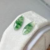 3.25 cts Icy A-Grade Natural Imperial Floral Jadeite Marquise Pair No. 180917