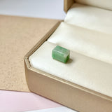 A-Grade Natural Moss On Snow Jadeite Barrel No.172559
