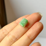 A-Grade Natural Moss On Snow Jadeite Barrel No.172559