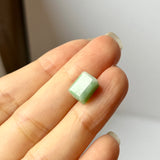 A-Grade Natural Moss On Snow Jadeite Barrel No.172559