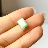 A-Grade Natural Moss On Snow Jadeite Barrel No.172559