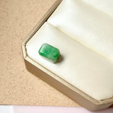A-Grade Natural Moss On Snow Jadeite Barrel No.172560