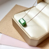 A-Grade Natural Moss On Snow Jadeite Barrel No.172560