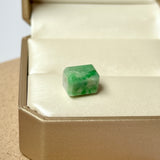 A-Grade Natural Moss On Snow Jadeite Barrel No.172561