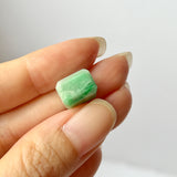 A-Grade Natural Moss On Snow Jadeite Barrel No.172561