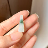 9.55cts A-Grade Natural Floral Triangle Jadeite No.130429