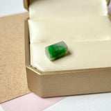 A-Grade Natural Moss On Snow Jadeite Barrel No.172563
