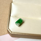A-Grade Natural Moss On Snow Jadeite Barrel No.172563