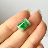 A-Grade Natural Moss On Snow Jadeite Barrel No.172563