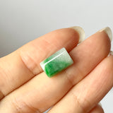 A-Grade Natural Moss On Snow Jadeite Barrel No.172563