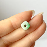 A-Grade Natural Moss On Snow Jadeite Barrel No.172563
