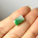A-Grade Natural Moss On Snow Jadeite Barrel No.172563