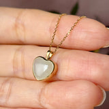 A-Grade Natural Jadeite Love Pendant No. 172854