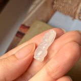 A-Grade Natural White Jadeite Monkey Pendant No.170676