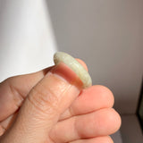 17mm A-Grade Natural Light Yellow Jadeite Ring Band No: 161905