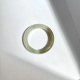 17mm A-Grade Natural Multi-Colour Jadeite Ring Band No: 161909