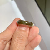 17mm A-Grade Natural Multi-Colour Jadeite Ring Band No: 161909