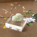 A-Grade Natural Light Green Jadeite Goat Pendant No.172862