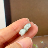 A-Grade Natural Light Green Jadeite Goat Pendant No.172862