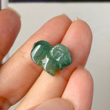 A-Grade Natural Greenish Blue Jadeite Goat Pendant No.172866