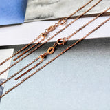 45cm (1mm) Adjustable Belcher Diamond Cut Necklace Chain