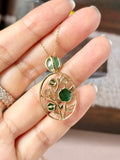 A-Grade Natural Jadeite Bespoke Pendant No.130505 - Setting Balance