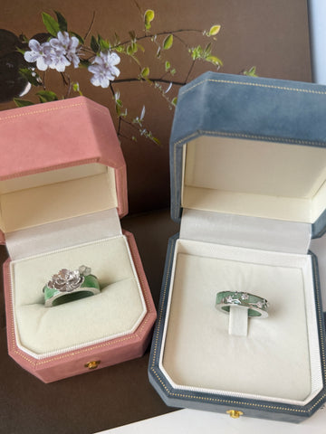 Setting Balance Bespoke Jadeite Ring