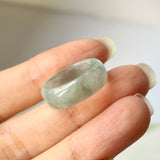 SOLD OUT: 17.1mm A-Grade Natural Floral Jadeite Love Entwines Ring No. 162463