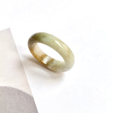 17.1mm A-Grade Natural Tri-Colour Jadeite Ring Band No: 161871