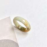 17.1mm A-Grade Natural Tri-Colour Jadeite Ring Band No: 161871