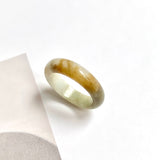 17.1mm A-Grade Natural Tri-Colour Jadeite Ring Band No: 161871