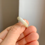 17.1mm A-Grade Natural Tri-Colour Jadeite Ring Band No: 161871