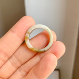 17.1mm A-Grade Natural Tri-Colour Jadeite Ring Band No: 161871