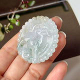 A-Grade Tri-Colour Jadeite Goat Pendant No. 170921