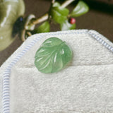 3.25 cts Icy A-Grade Natural Apple Green Jadeite Leaf No. 172875