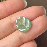 3.25 cts Icy A-Grade Natural Apple Green Jadeite Leaf No. 172875