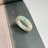 17.5mm A-Grade Natural Tri-Colour Jadeite Ring Band No: 161451